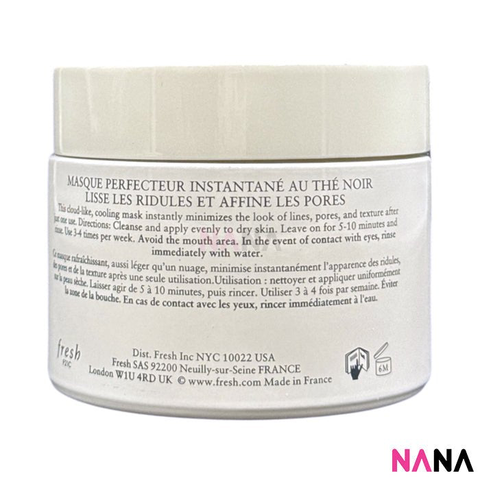 Fresh Black Tea Instant Perfecting Mask 3.3oz, 100ml - NANA MALL