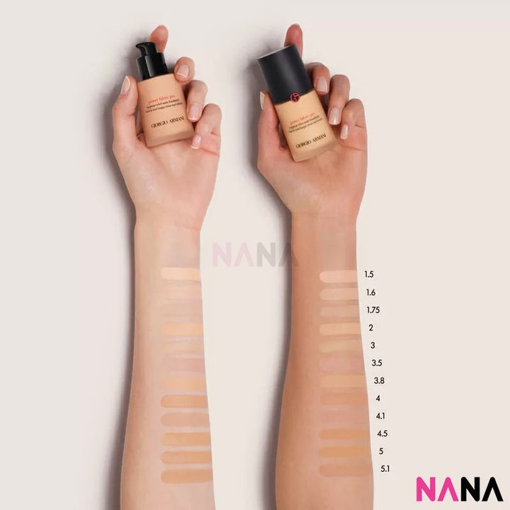 Giorgio Armani Power Fabric Pro Longwear Velvet Matte Foundation 30ml (No. 2 / No. 3) - NANA MALL