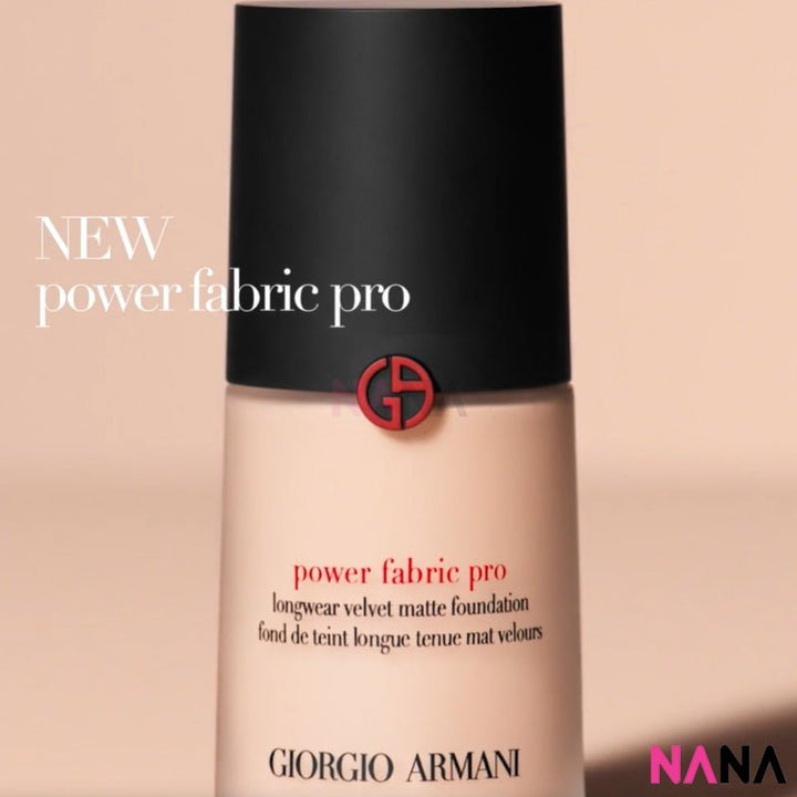 Giorgio Armani Power Fabric Pro Longwear Velvet Matte Foundation No 3 30ml - NANA MALL