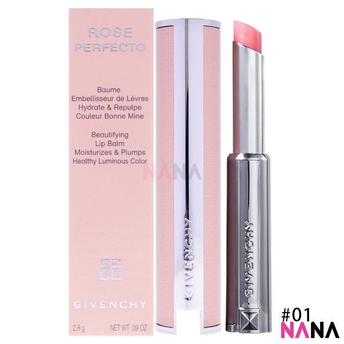 GIVENCHY Rose Perfecto Lip Balm 2.8g [001, 117] - NANA MALL