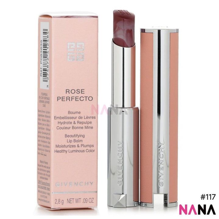 GIVENCHY Rose Perfecto Lip Balm 2.8g [001, 117] - NANA MALL