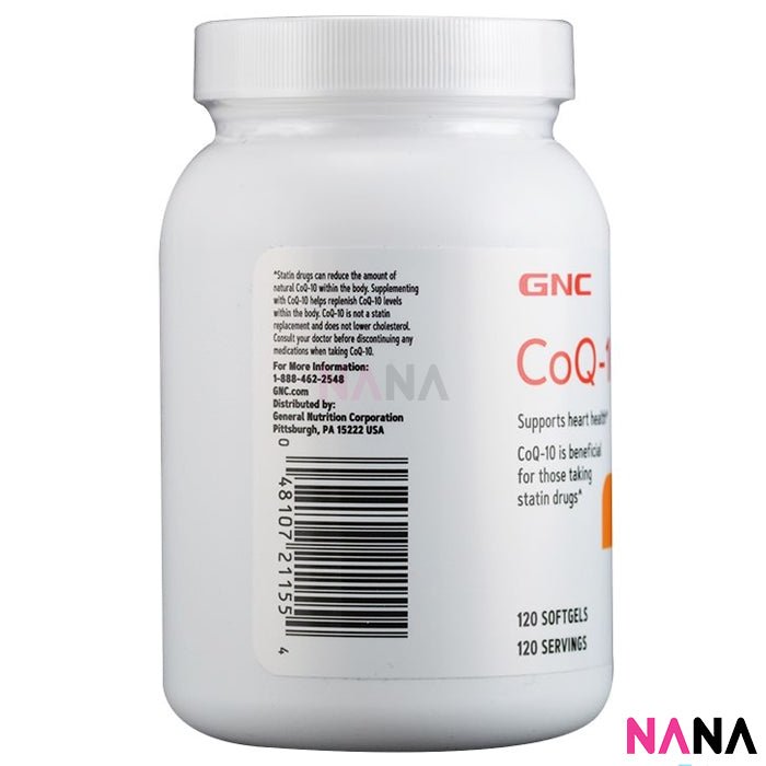 GNC CoQ - 10 100mg 120 Softgels - NANA MALL