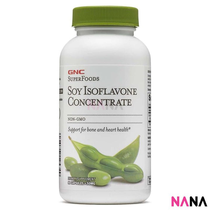 GNC SuperFoods Soy Isoflavone Concentrate 50mg 90 capsules - NANA MALL