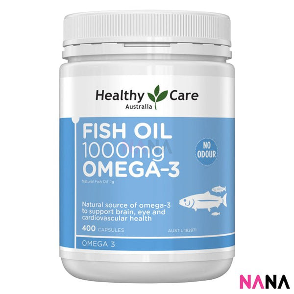 Healthy Care Fish Oil 1000mg Omega 3 400 Capsules - NANA MALL