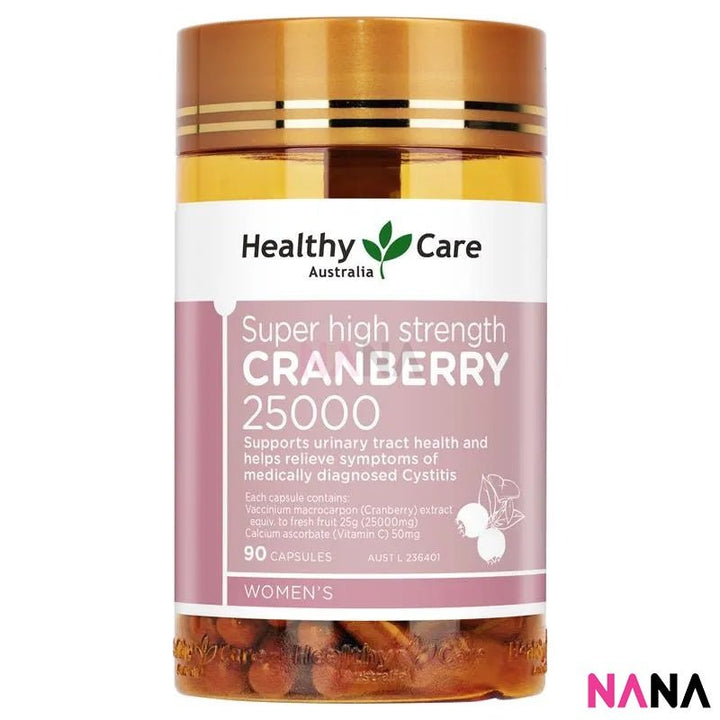 Healthy Care Super High Strength Cranberry 25000mg 90caps (EXP:01 2027) - NANA MALL