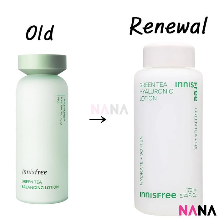 Innisfree Green Tea Hyaluronic Lotion 170ml - NANA MALL
