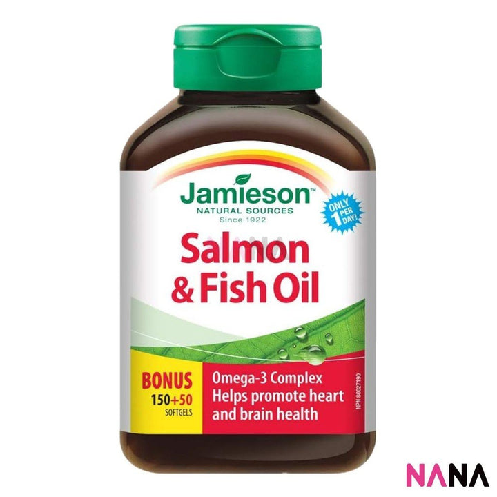 JAMIESON Salmon & Fish Oil 200softgels - NANA MALL