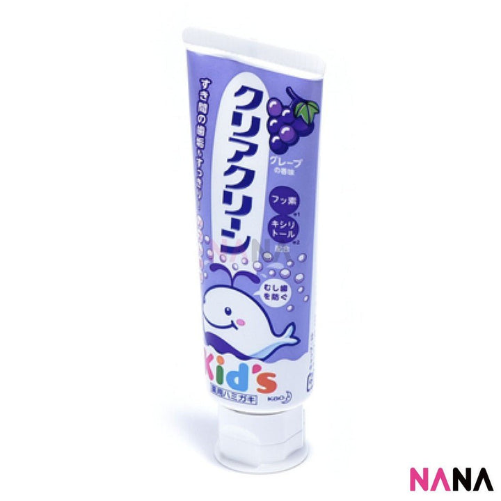 KAO CLEAR CLEAN Kid's Toothpaste - Grape Flavor 70g - NANA MALL
