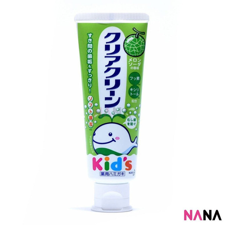 KAO CLEAR CLEAN Kid's Toothpaste - Melon Flavor 70g - NANA MALL