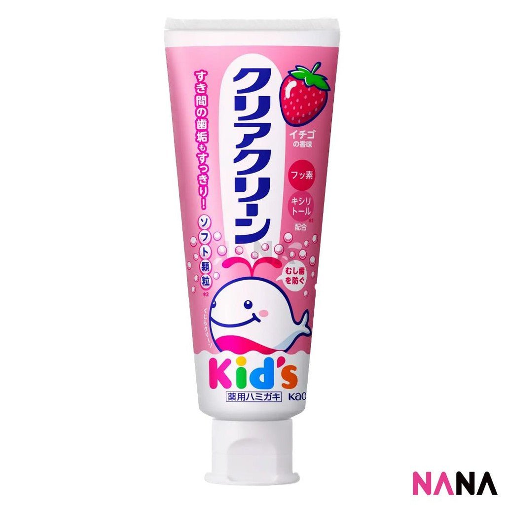 Transparent Toothpaste KAO CLEAR CLEAN Kid's Toothpaste - Strawberry Flavor 70g – NANA MALL