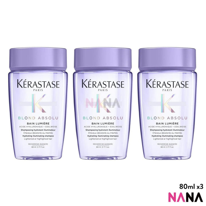 KÉRASTASE Blond Absolu Bain Lumiere Shampoo Sample Pack (80ml x 3/2/1) - NANA MALL