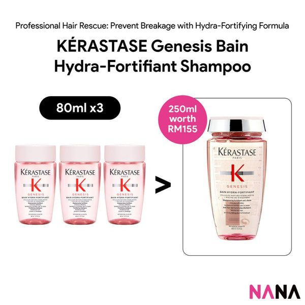 KÉRASTASE Genesis Bain Hydra - Fortifiant Shampoo Sample Pack (80ml x 3/2/1) - NANA MALL