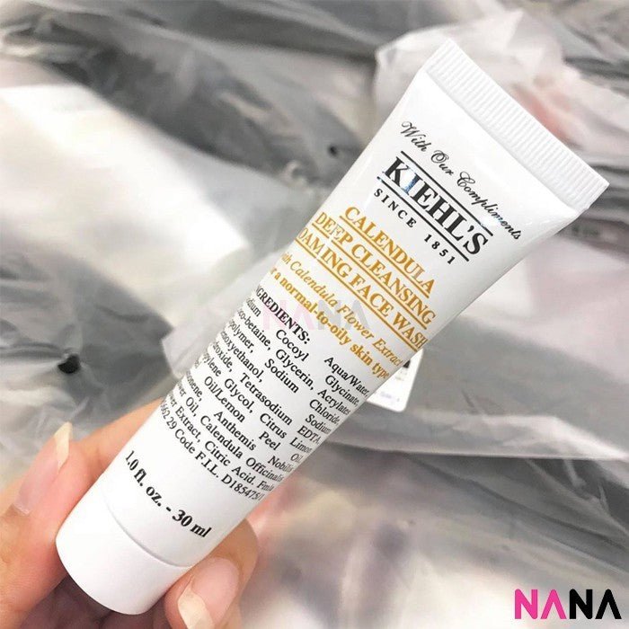 Kiehl’s Calendula Deep Cleansing Foaming Face Wash Sample Pack (30ml x 8/4/2) - NANA MALL
