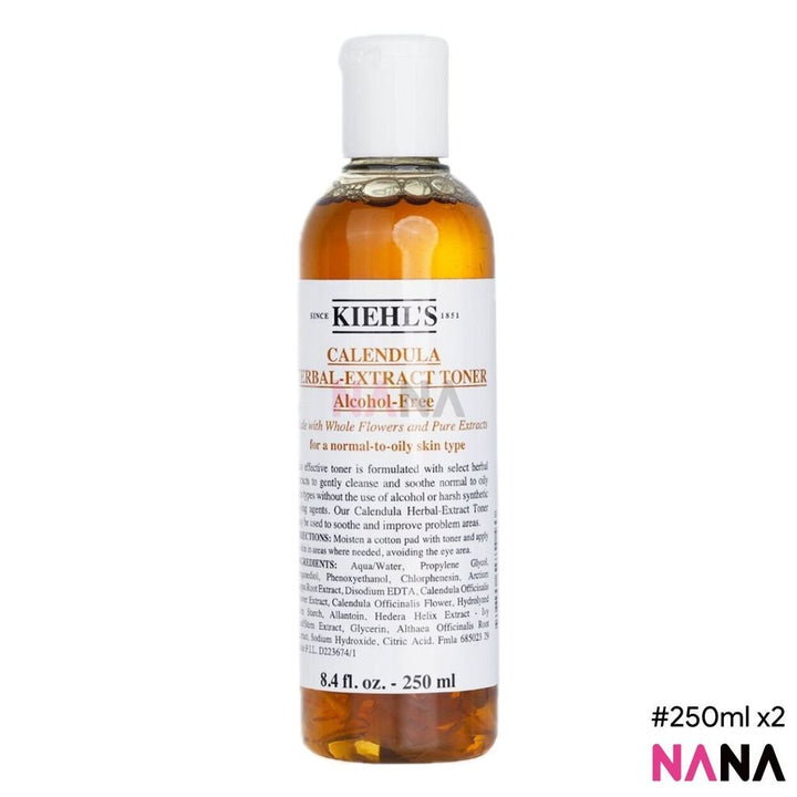 Kiehl's Calendula Herbal Extract Alcohol - Free Toner 250ml x2 - NANA MALL