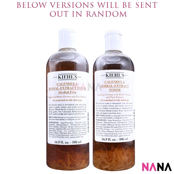 Kiehl's Calendula Line (Face Wash / Aloe Masque/ Toner / Water Cream) - NANA MALL