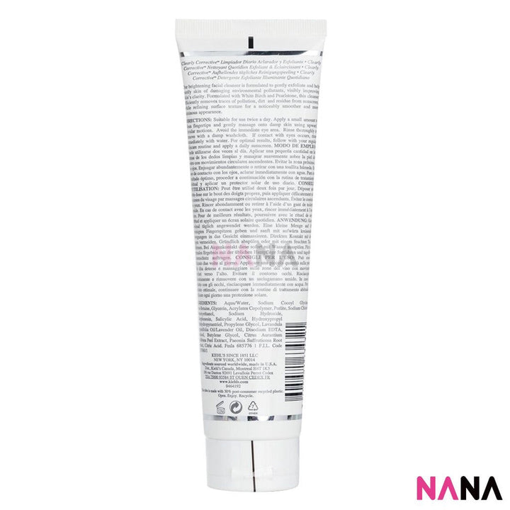 Kiehl's Clearly Corrective™ Brightening & Exfoliating Daily Cleanser 150ml - NANA MALL