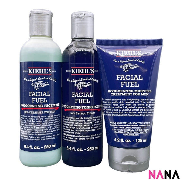 KIEHL'S Men's Hydration Essentials (250ml + 250ml + 125ml) - NANA MALL