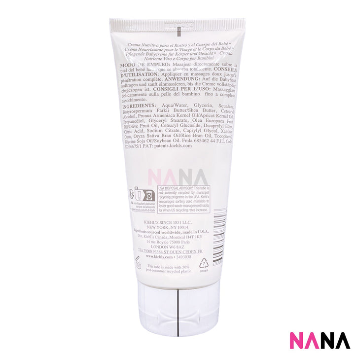 Kiehl's Nurturing Baby Cream For Face and Body 200ml - NANA MALL