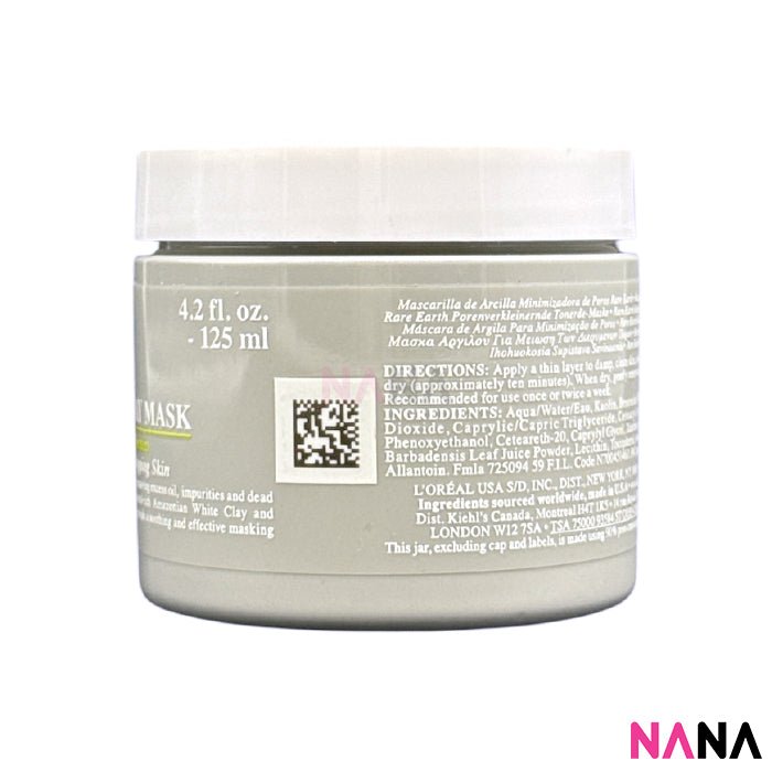 Kiehl's Rare Earth Deep Pore Minimizing Clay Mask 125ml - NANA MALL