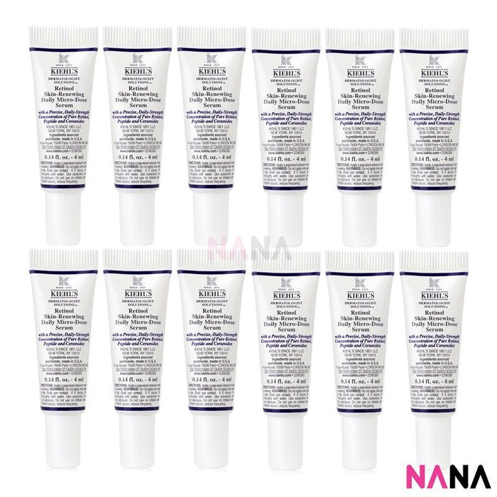 Kiehl’s Retinol Skin - Renewing Daily Micro - Dose Serum Sample Pack (4ml x 12/6) - NANA MALL