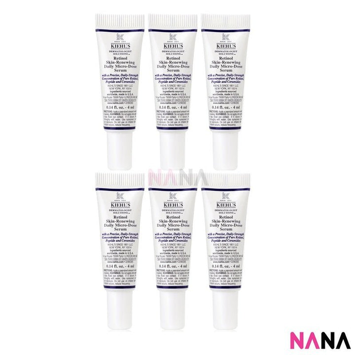 Kiehl’s Retinol Skin - Renewing Daily Micro - Dose Serum Sample Pack (4ml x 12/6) - NANA MALL