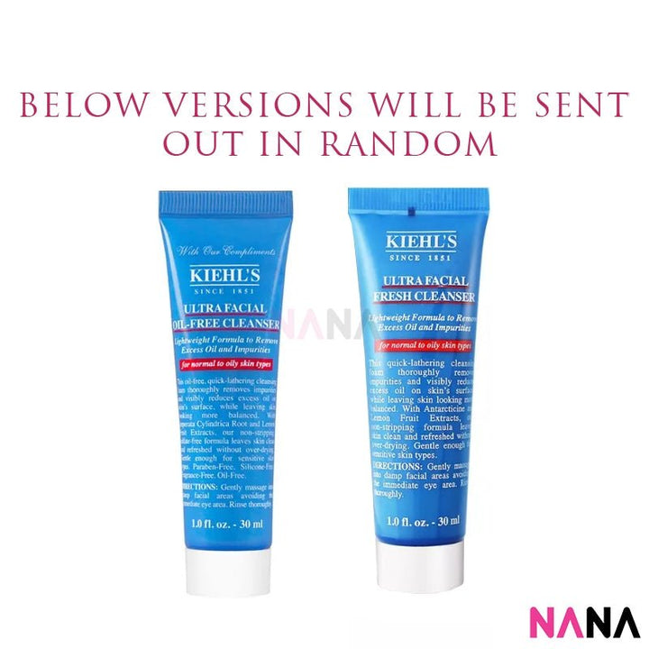 Kiehl’s Ultra Facial Fresh Cleanser Sample Pack (30ml x 6/4/2) - NANA MALL