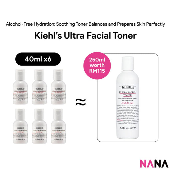 Kiehl’s Ultra Facial Toner Sample Pack (40ml x 6/4/2) - NANA MALL