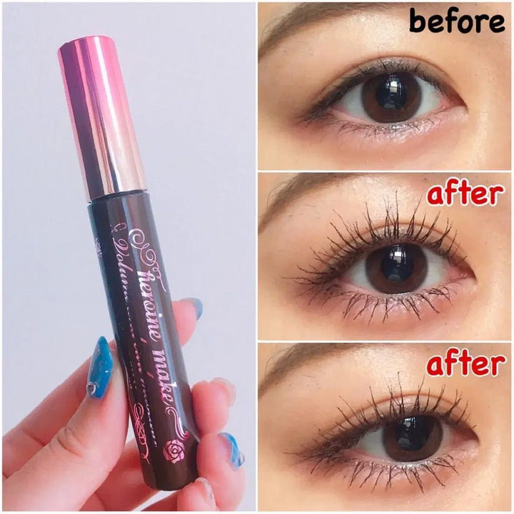 Kiss Me Heroine Make Mascara/ Eyeliner (Eyeliner: 01 Jet Black, 02 Bitter Brown, 03 Tea Black) (Mascara: Long & Curl Black, Volume & Curl Black, Long & Curl Deep Black, Volume&Curl Jet Black , Long & Curl AF Brown, Volume & Curl AF Brown) - NANA MALL
