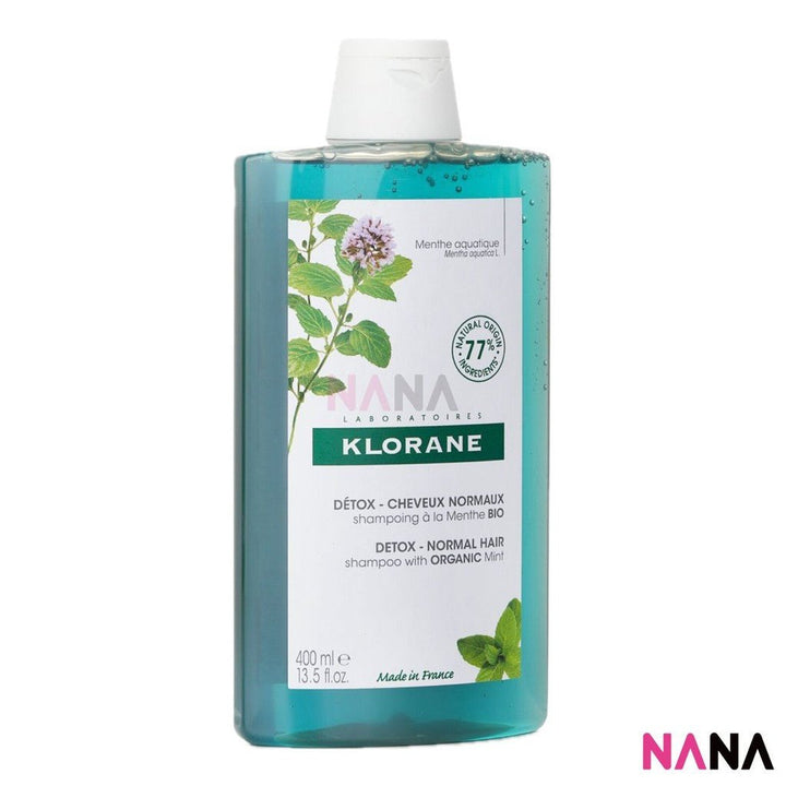KLORANE Detox Shampoo with Organic Mint 400ml - NANA MALL