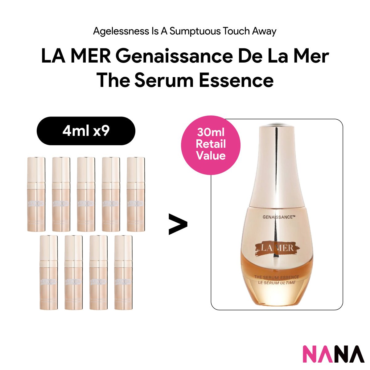 LA MER Renaissance de la Mer Le Pack d'Échantillons de Sérum Essence ...