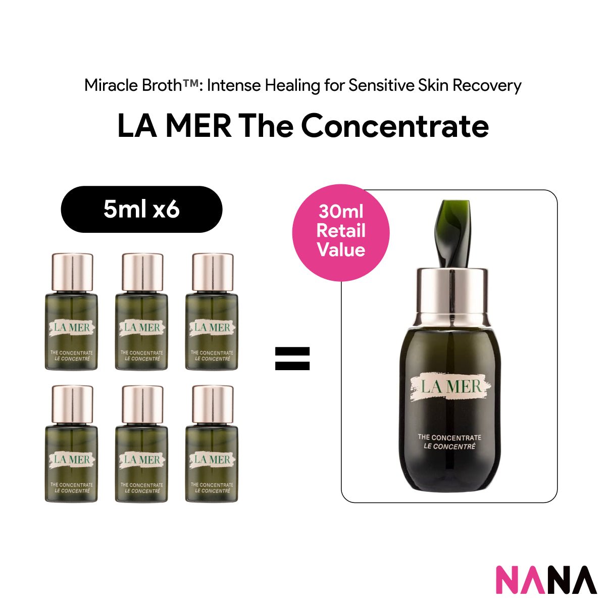 LAMER/LA MER ザ・コンセントレート サンプルパック (5ml x 6/3