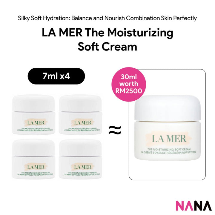 LAMER/LA MER The Moisturizing Soft Cream Sample Pack (7ml x 4/2) - NANA MALL