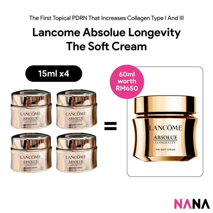 LANCOME Absolue Longevity The Soft Cream Sample Pack (15ml x 4/2) - NANA MALL