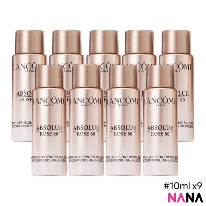 LANCÔME Absolue Rose 80 Emulsion Sample Pack (10ml x 9/6/3 | NANA MALL