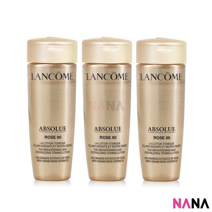 Lancome Absolue Rose Essence The Brightening And Revitalizing Toning Lotion Sample Pack (50ml x 3/2/1) - NANA MALL