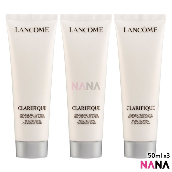 Lancome Clarifique Pore Refining Cleansing Foam All Skin Types Sample Pack (50ml x 3/2/1) - NANA MALL