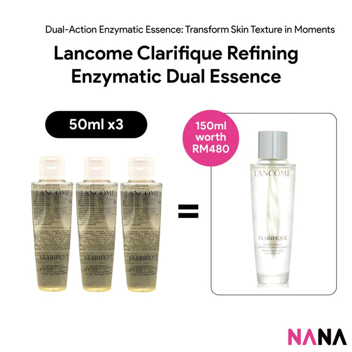 Lancome Clarifique Refining Enzymatic Dual Essence Sample Pack (50ml x 5/3/1) - NANA MALL