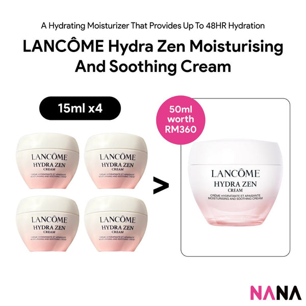 LANCÔME Hydra Zen Moisturising and Soothing Cream Sample Pack (15ml x 4/2) - NANA MALL