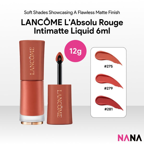 LANCÔME L'Absolu Rouge Intimatte Liquid 6ml [275, 279, 281] Lipgloss - NANA MALL