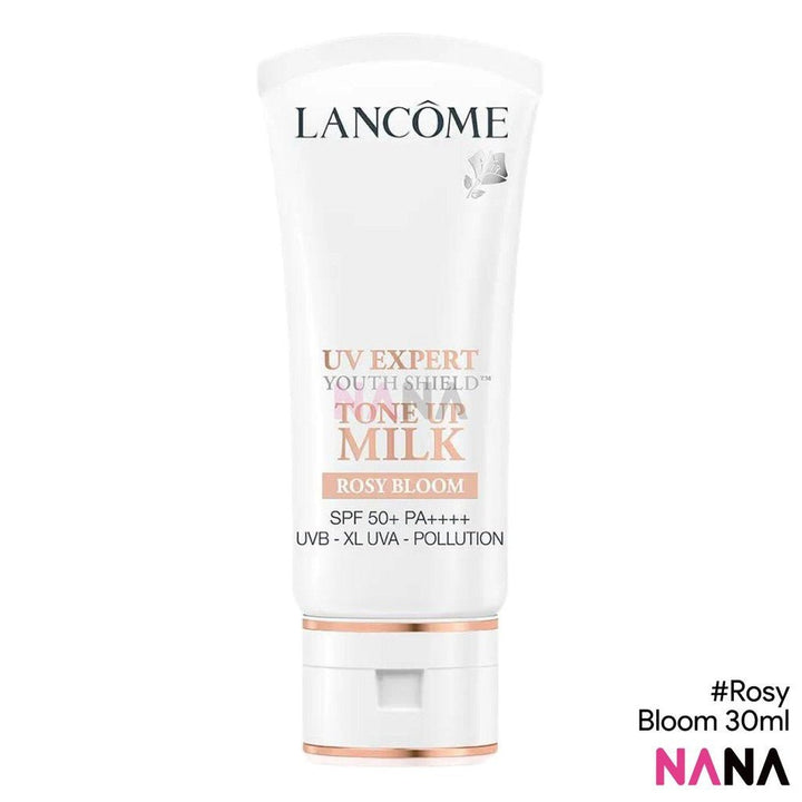 LANCOME UV Expert Youth Shiel Tone Up Milk SPF50/ PA++++ - Rosy Bloom 30ml - NANA MALL