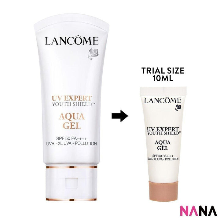 LANCOME UV Expert Youth Shield Aqua Gel SPF50/PA ++++ Sample Pack (10ml x 3/6) - NANA MALL