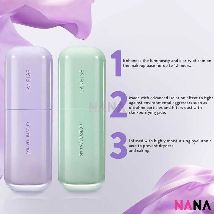 LANEIGE Skin Veil Base EX SPF28 PA++ No. 40 Pure Violet 30ml - NANA MALL