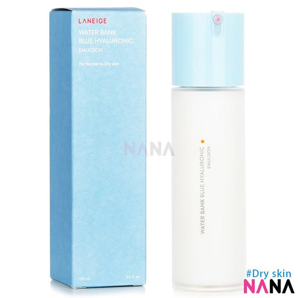 Laneige Water Bank Blue Hyaluronic Emulsion for Normal to Dry skin 120ml - NANA MALL