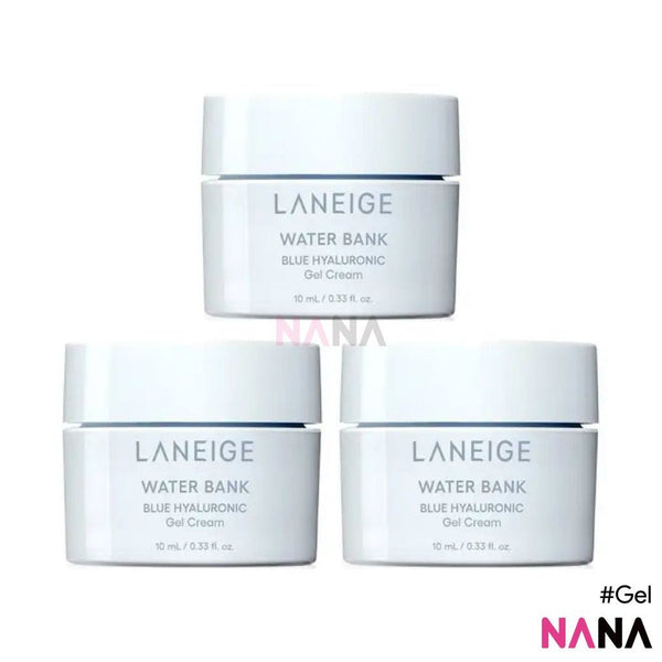 Laneige Water Bank Blue Hyaluronic Gel Cream 10ml x3 - NANA MALL