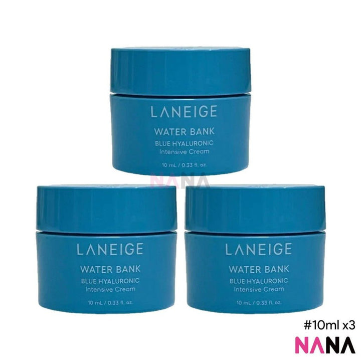 LANEIGE Water Bank Blue Hyaluronic Intensive Cream 10ml x3 - NANA MALL