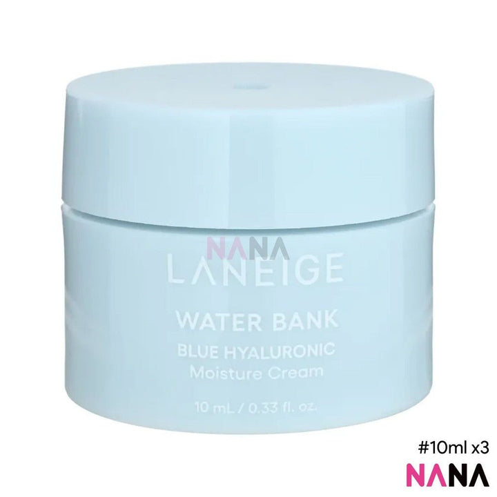 LANEIGE Water Bank Blue Hyaluronic Moisture Cream 10ml x3 - NANA MALL