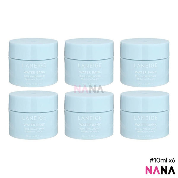 LANEIGE Water Bank Blue Hyaluronic Moisture Cream 10ml x6 - NANA MALL