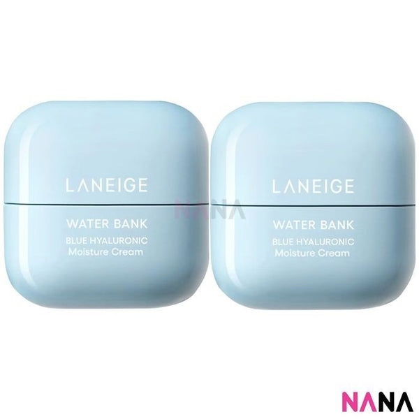 Laneige Water Bank Blue Hyaluronic Moisture Cream 50ml x2(for Normal to Dry skin) - NANA MALL