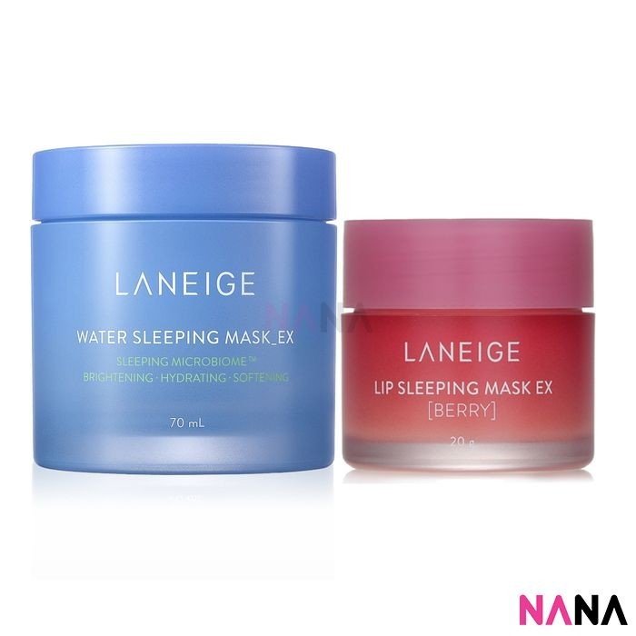 Laneige Water Sleeping Mask EX 70ml + Lip Sleeping Mask EX 20g - NANA MALL