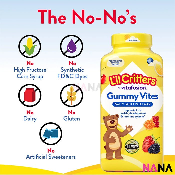 L'il Critters Gummy Vites Complete Children's Multivitamin 275 Gummies - NANA MALL